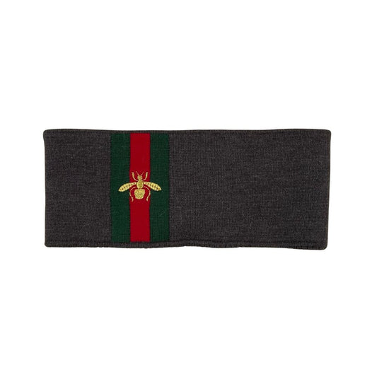 BLEND KNITTED BEE HEADBAND - CHARCOAL GREY