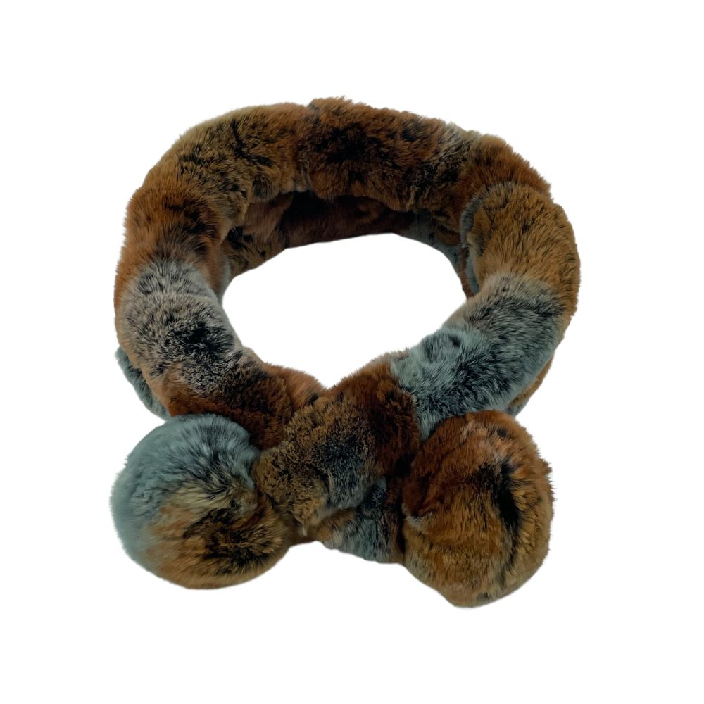 REX RABBIT LADDER SCARF - BLUE MULTI – Yfur