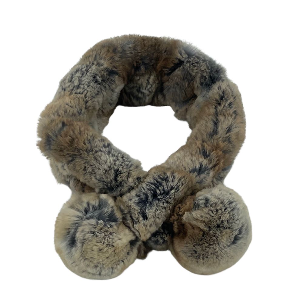 REX RABBIT LADDER SCARF - NATURAL – Yfur